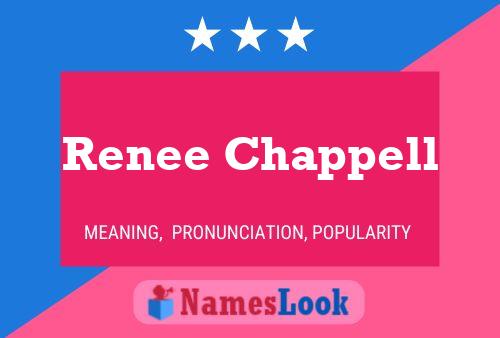 Renee Chappell Namensposter