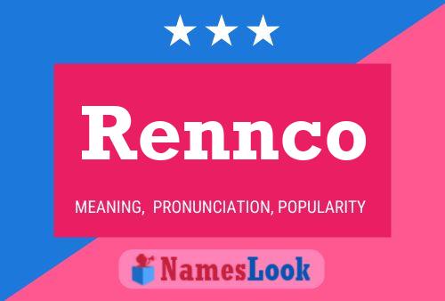 Rennco Namensposter