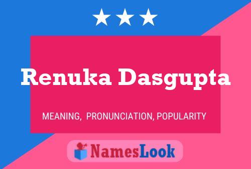 Renuka Dasgupta Namensposter