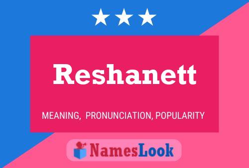 Reshanett Namensposter