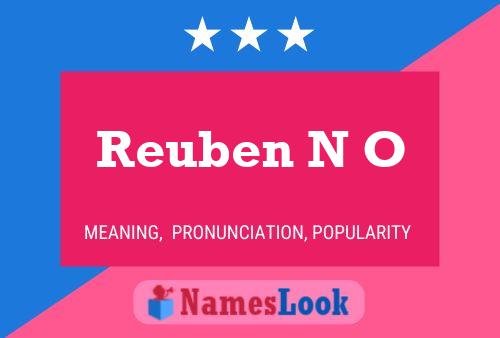 Reuben N O Namensposter