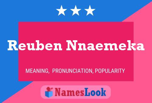 Reuben Nnaemeka Namensposter