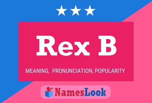 Rex B Namensposter