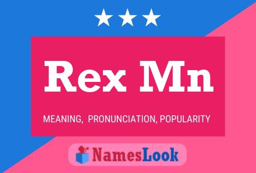 Rex Mn Namensposter