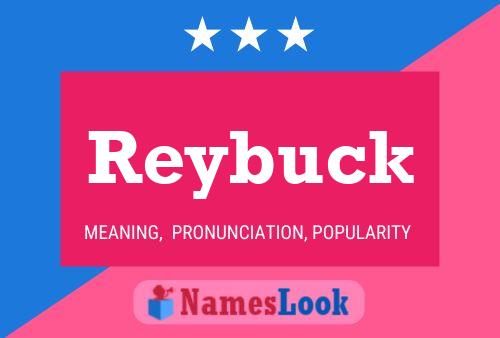 Reybuck Namensposter