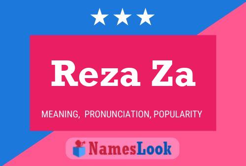 Reza Za Namensposter