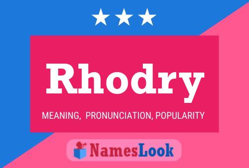 Rhodry Namensposter