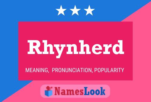 Rhynherd Namensposter