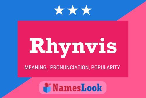 Rhynvis Namensposter