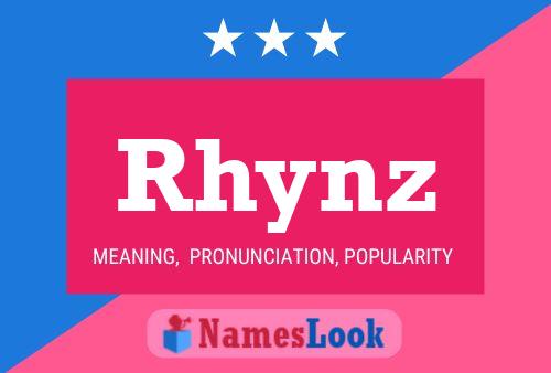 Rhynz Namensposter