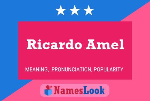 Ricardo Amel Namensposter