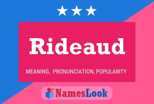 Rideaud Namensposter