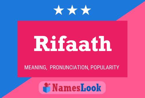 Rifaath Namensposter