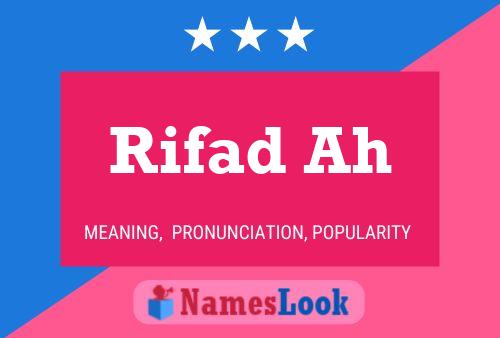 Rifad Ah Namensposter