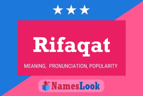 Rifaqat Namensposter