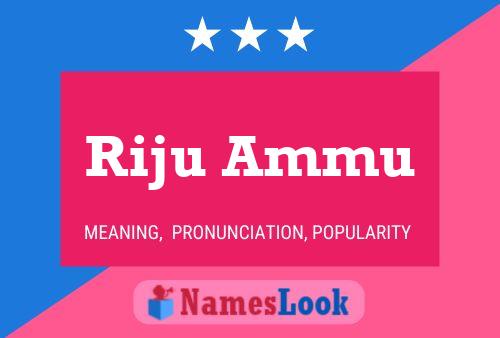 Riju Ammu Namensposter