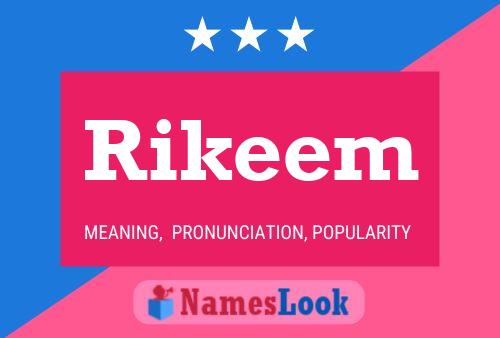 Rikeem Namensposter