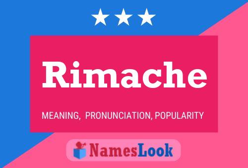 Rimache Namensposter