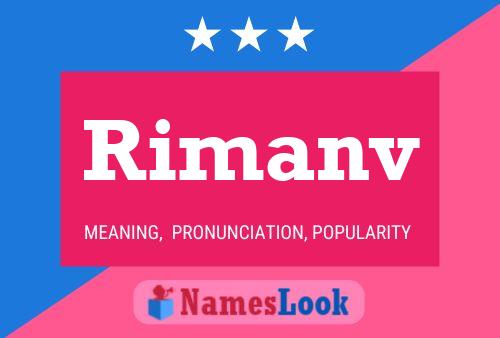 Rimanv Namensposter