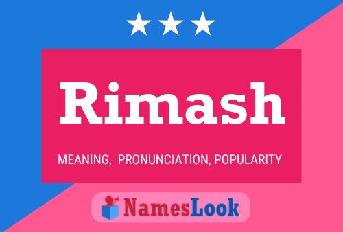 Rimash Namensposter