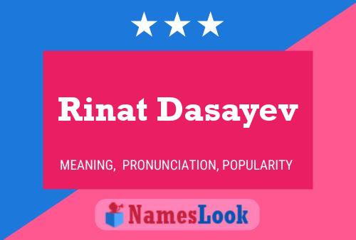 Rinat Dasayev Namensposter