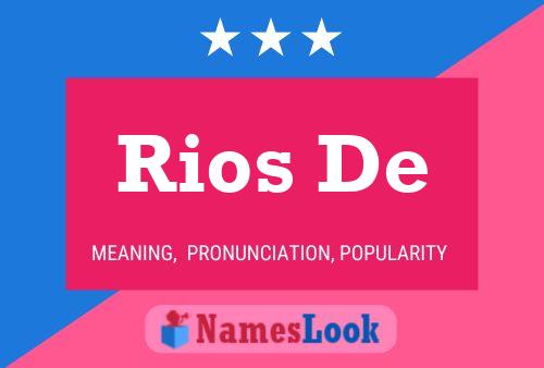 Rios De Namensposter