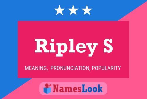 Ripley S Namensposter