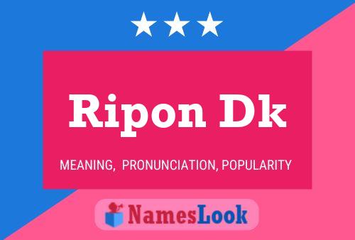 Ripon Dk Namensposter