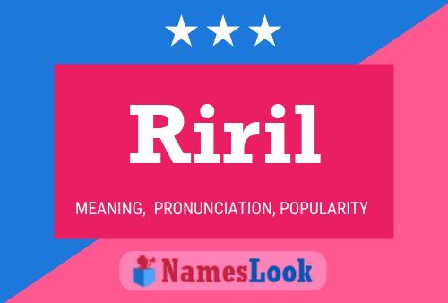 Riril Namensposter