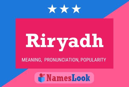 Riryadh Namensposter