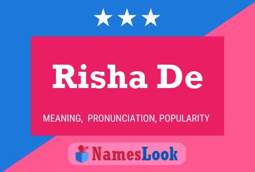 Risha De Namensposter