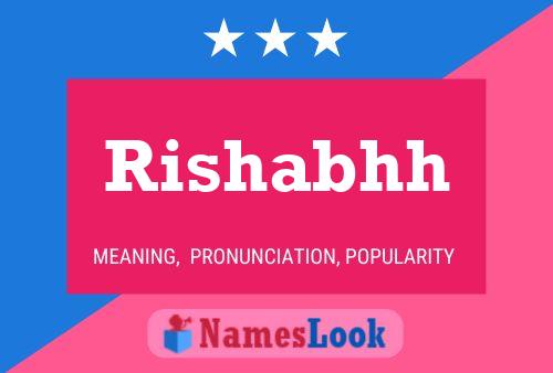 Rishabhh Namensposter