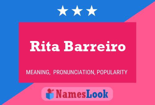 Rita Barreiro Namensposter