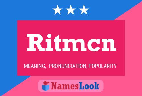 Ritmcn Namensposter