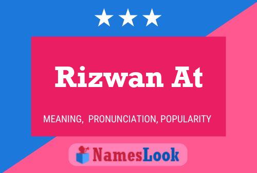 Rizwan At Namensposter