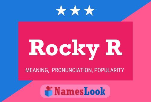 Rocky R Namensposter