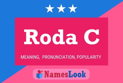 Roda C Namensposter