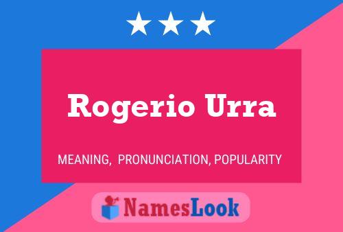 Rogerio Urra Namensposter