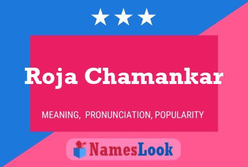 Roja Chamankar Namensposter