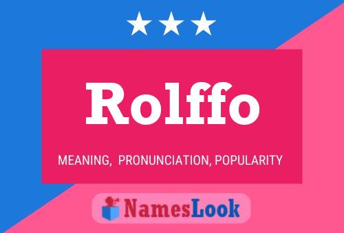 Rolffo Namensposter