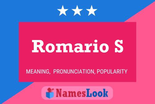 Romario S Namensposter