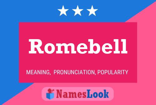 Romebell Namensposter