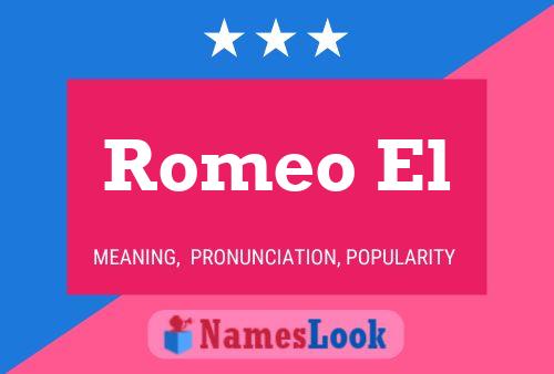 Romeo El Namensposter