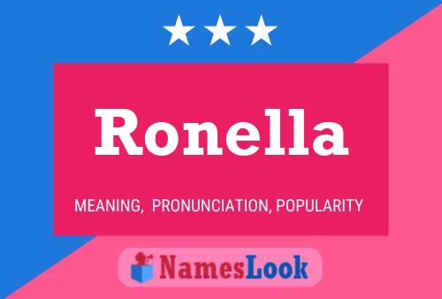 Ronella Namensposter