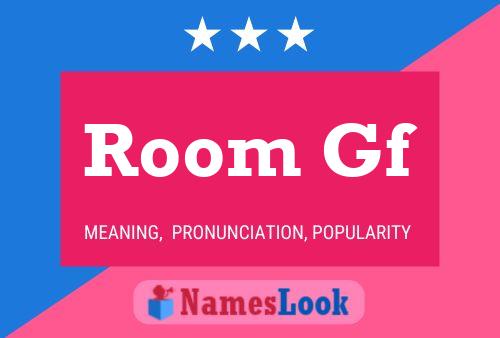 Room Gf Namensposter