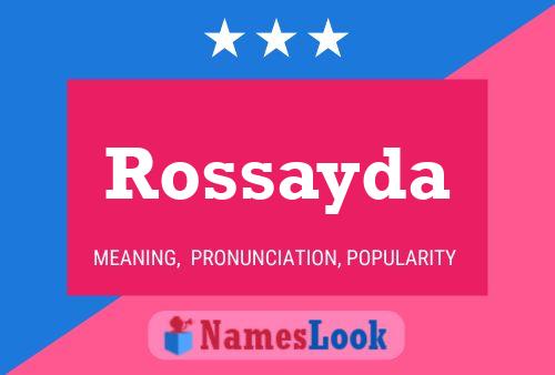 Rossayda Namensposter