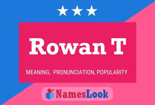 Rowan T Namensposter