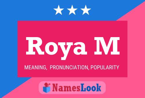 Roya M Namensposter