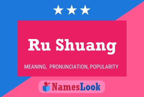 Ru Shuang Namensposter