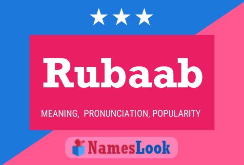 Rubaab Namensposter